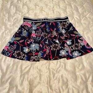 Greyson Women's Skater Skirt - Navy and Pink Floral